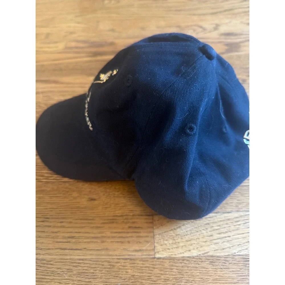 Johnnie Walker Black Gold Keep Walking Embroidered Cotton Baseball‎ Hat Cap Mens
